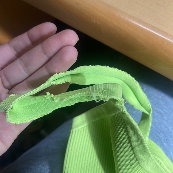 LAPOINTE Green Cropped Tank size medium - Picture 4 of 9